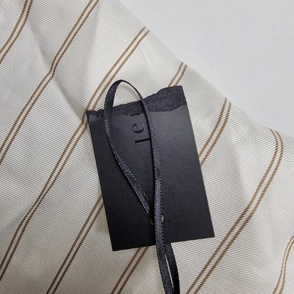 Jenni Kayne Yellow Striped Bianca Pants Straight Wide Leg Pockets NEW - Picture 8 of 14